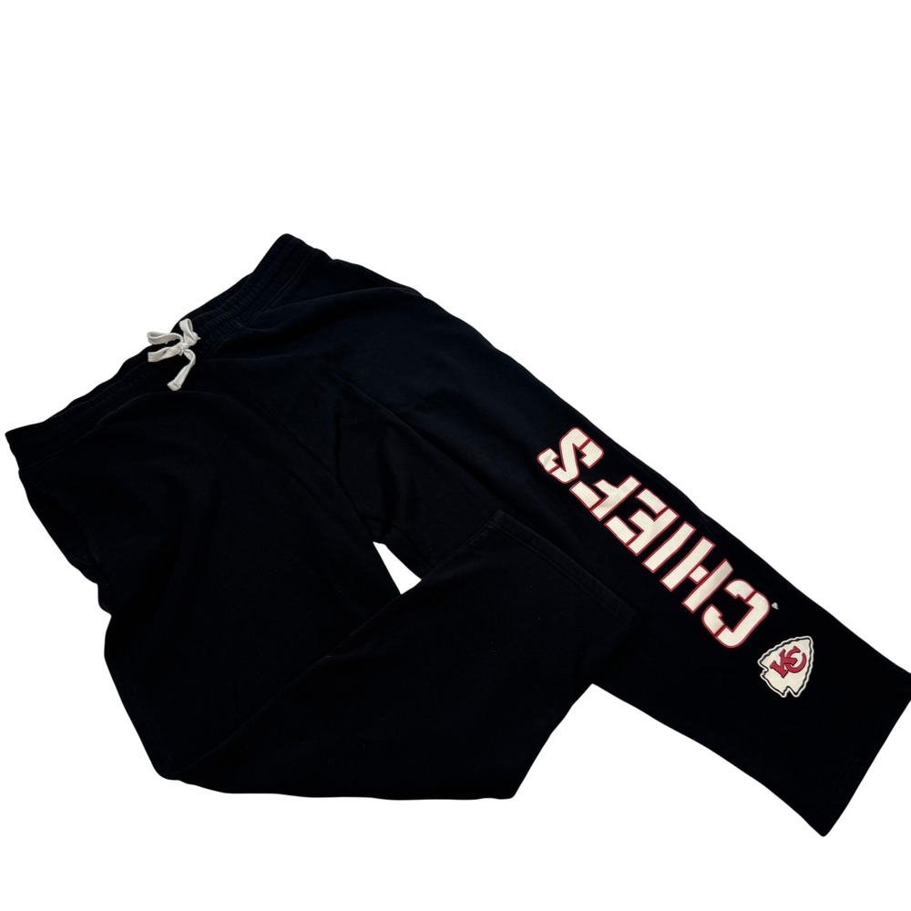 NFL Kansas City Chiefs Sweatpants G-III Black Fleece Joggers Mens 2XL